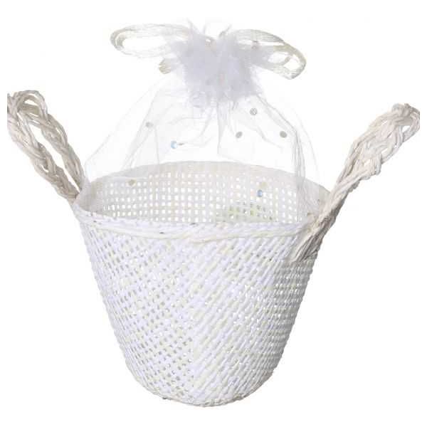 Baby Shower Basket - White