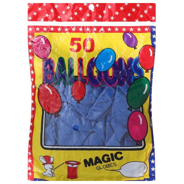 Blue Party Balloons, Pack of 50