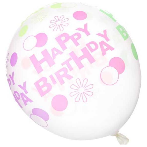 Multi-Color Party Balloons, Pack of 25