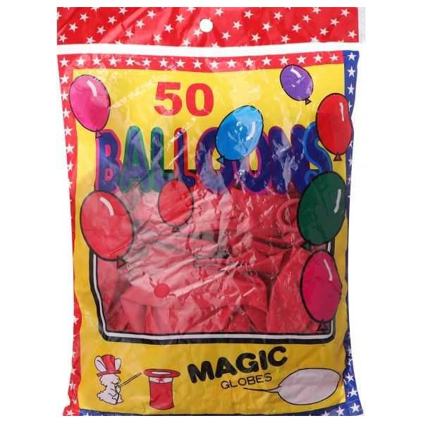 Red Party Balloons, Pack of 50