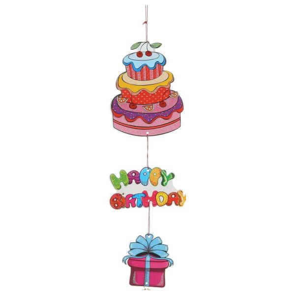 Multi Color Hanging Decorations for Birthdays