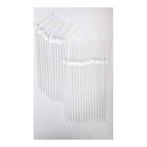 200 PCS Transparent Straight Straws