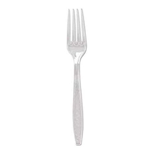 Acrylic Clear party Fork,disposable, 50 pieces