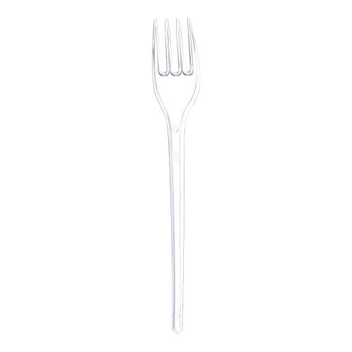 Plastic Forks 24 Pieces - Clear