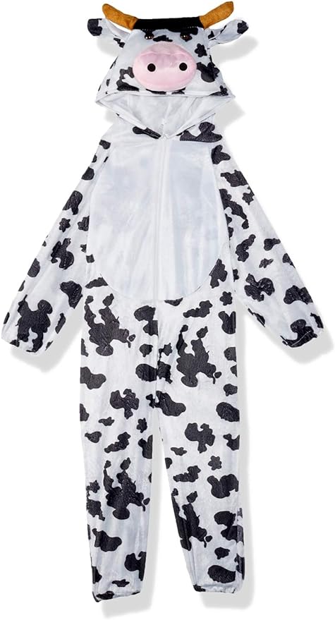 Cow Costume for Parties and Halloween Cosplay Unisex for Age 4-5 Years