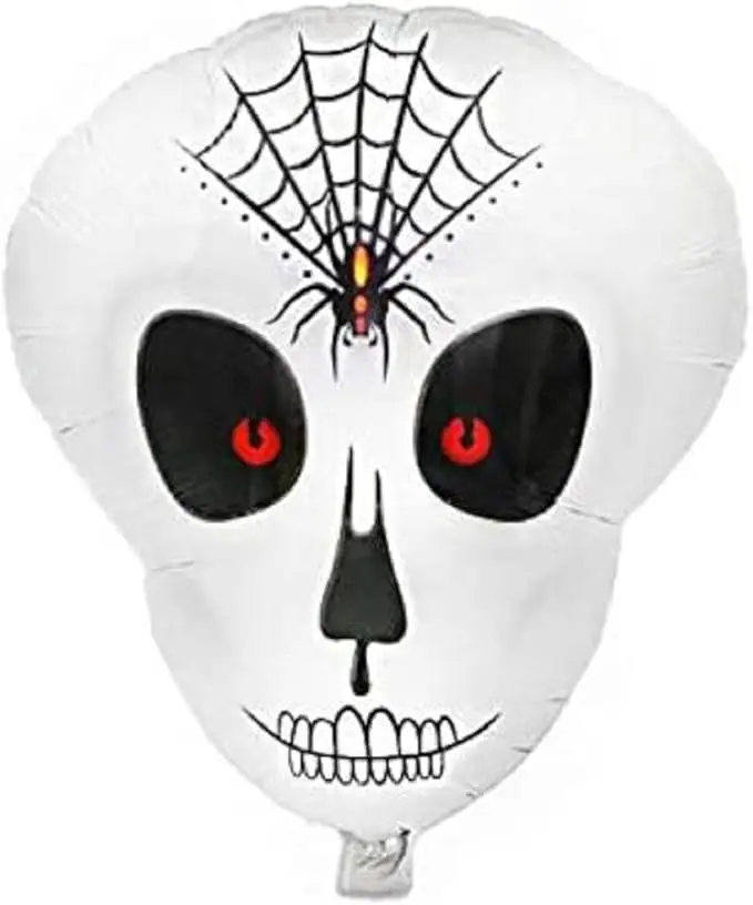 White Skull Balloon Spooky for Halloween Decoration