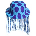 Blue and Purple Party Hat - Fun and Stylish