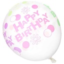 Multi-Color Party Balloons, Pack of 25