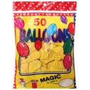 Yellow Party Balloons, Pack of 50