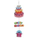 Multi Color Hanging Decorations for Birthdays