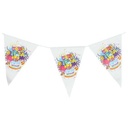 Multi Color Happy Birthday Banner