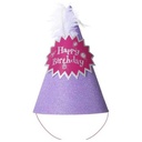 Multi-Color Happy Birthday Paper Cone Hat - Festive