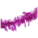 Purple Glittery Leaves Garland, Unisex