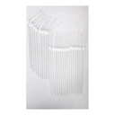 200 PCS Transparent Straight Straws