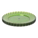 Plastic Round Plate, Set of 10 - Green