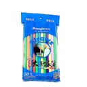 Colorful Plastic Flexible Straws - Pack of 50 Pieces