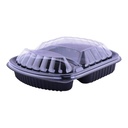 Disposable microwave container black