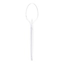 Large Plastic Transparent Spoons 24 Pcs