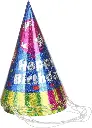 Party Happy Birthday Hat Bands for Birthday Parties Multi Color - set of 6