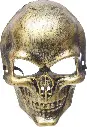 Plastic Skull Shaped Face Mask for Halloween and Parties