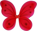 Red Fairy Wings for Kids Party and Halloween Cosplay