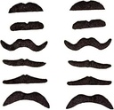 Fake Mustaches for Halloween and Party Cosplays - 6 pieces / 12 pieces 