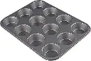 Non Stick Cake Mold for Muffins and Cupcakes - 12 cups regular size