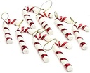 Merry Christmas Cane for Christmas Tree Decoration 18 cm - 6 pieces 